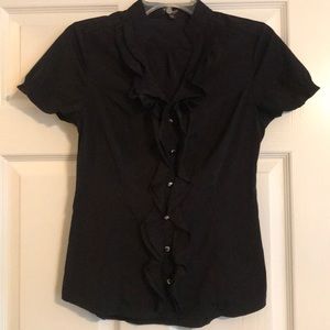 Black Short Sleeve Top. Size Small.
